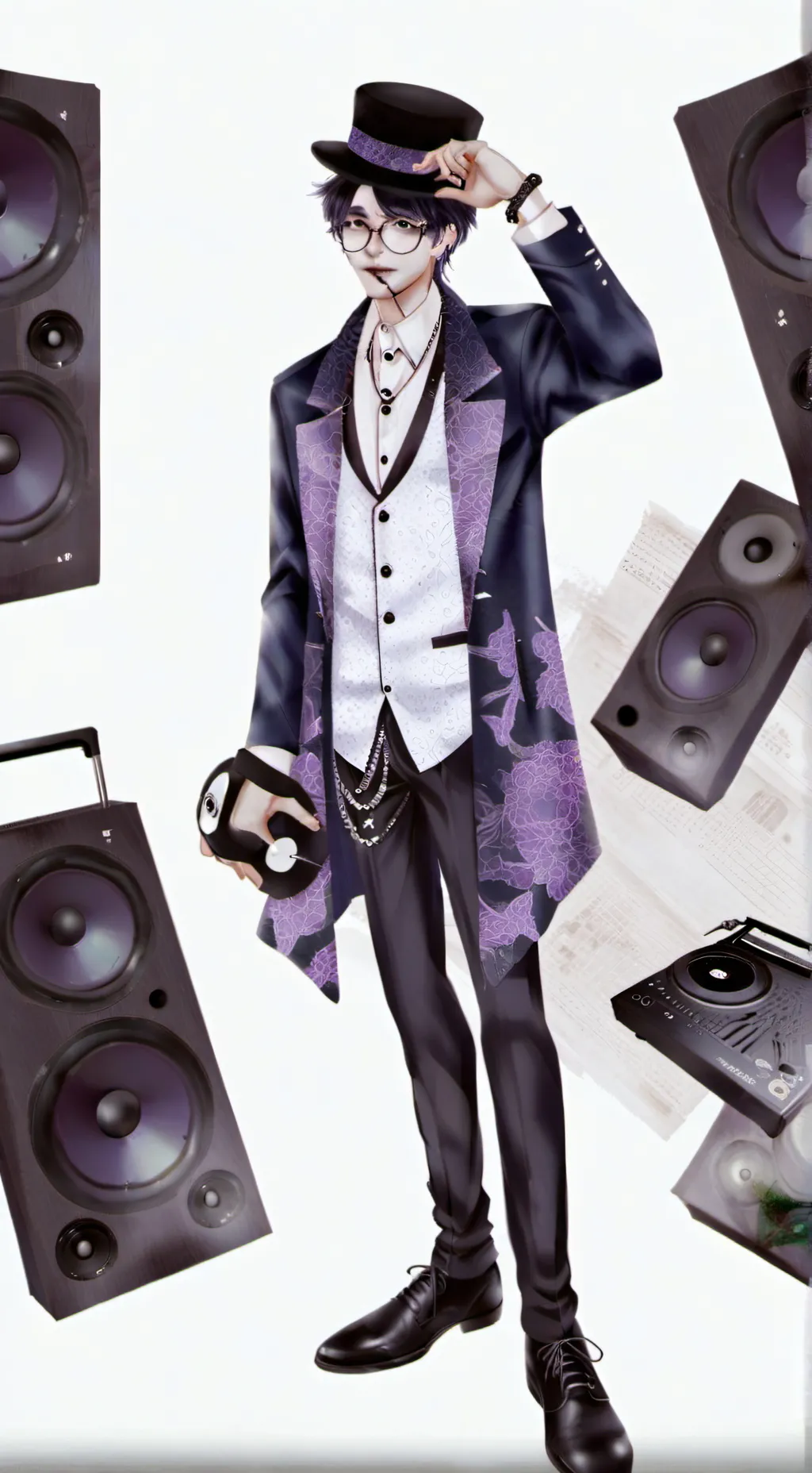 ai character: chance x two time background