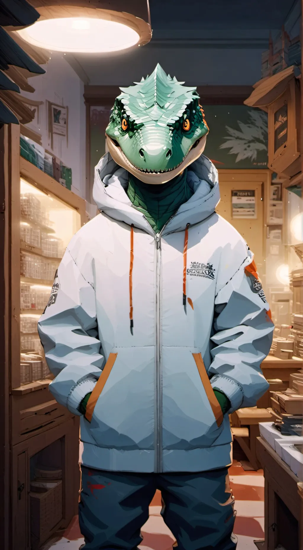 ai character: magic onesie background