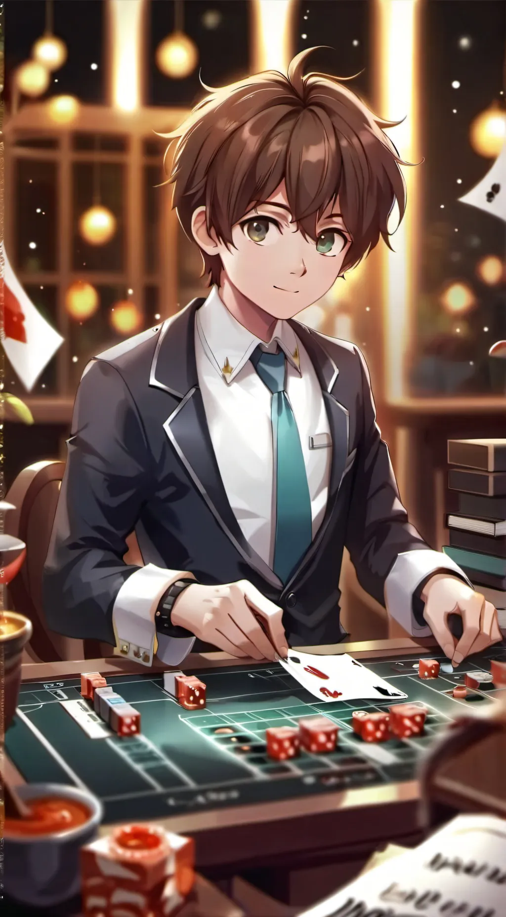 ai character: Mark Anderson  background