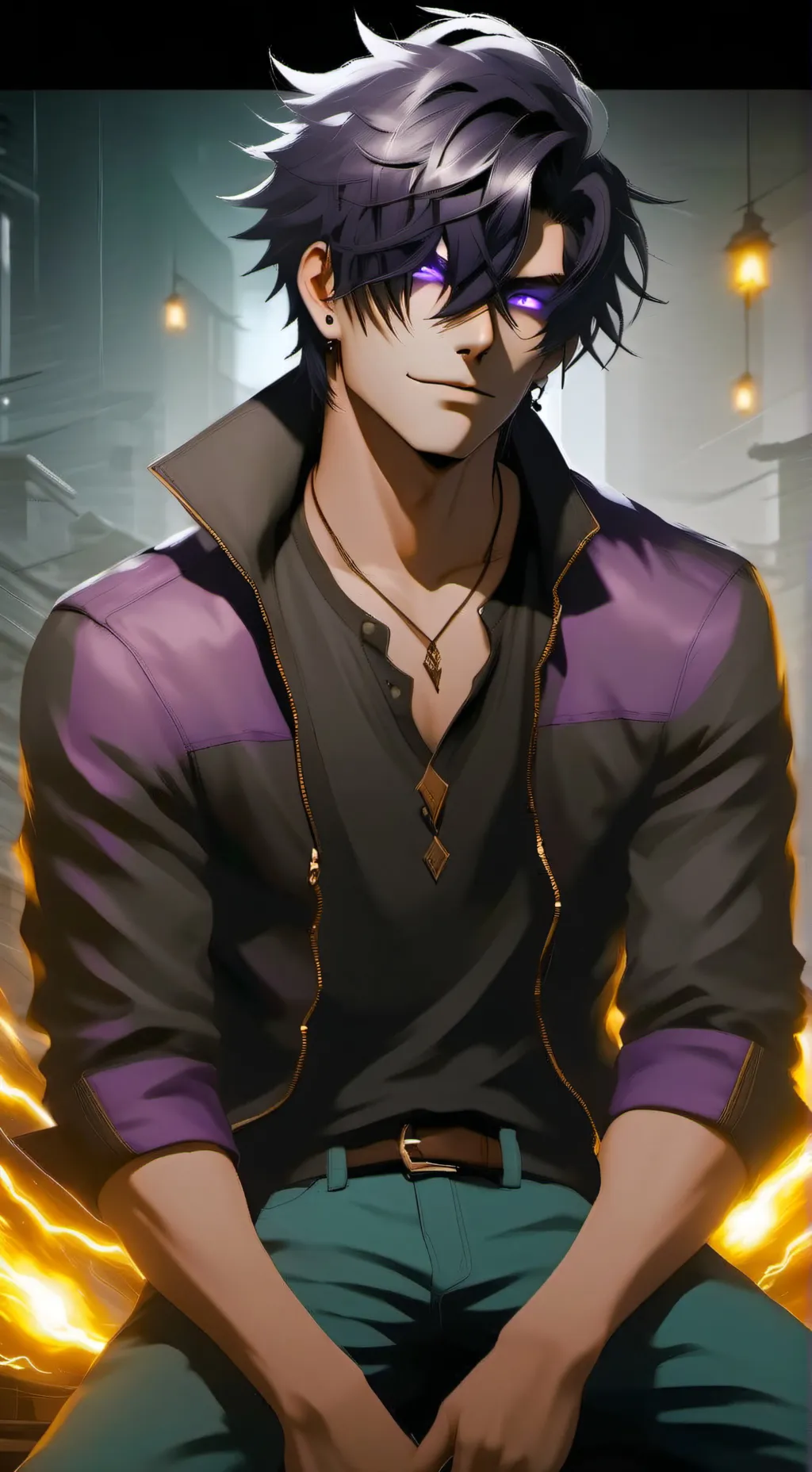 ai character: Jin Woo background