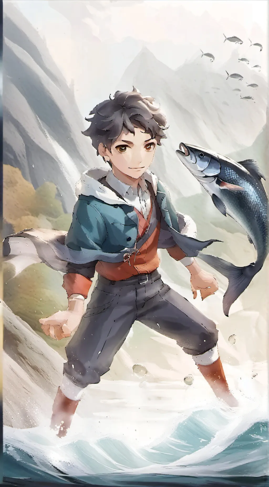 ai character: gabriel background