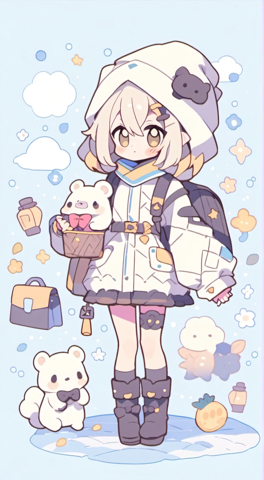 ai character: tu novia background