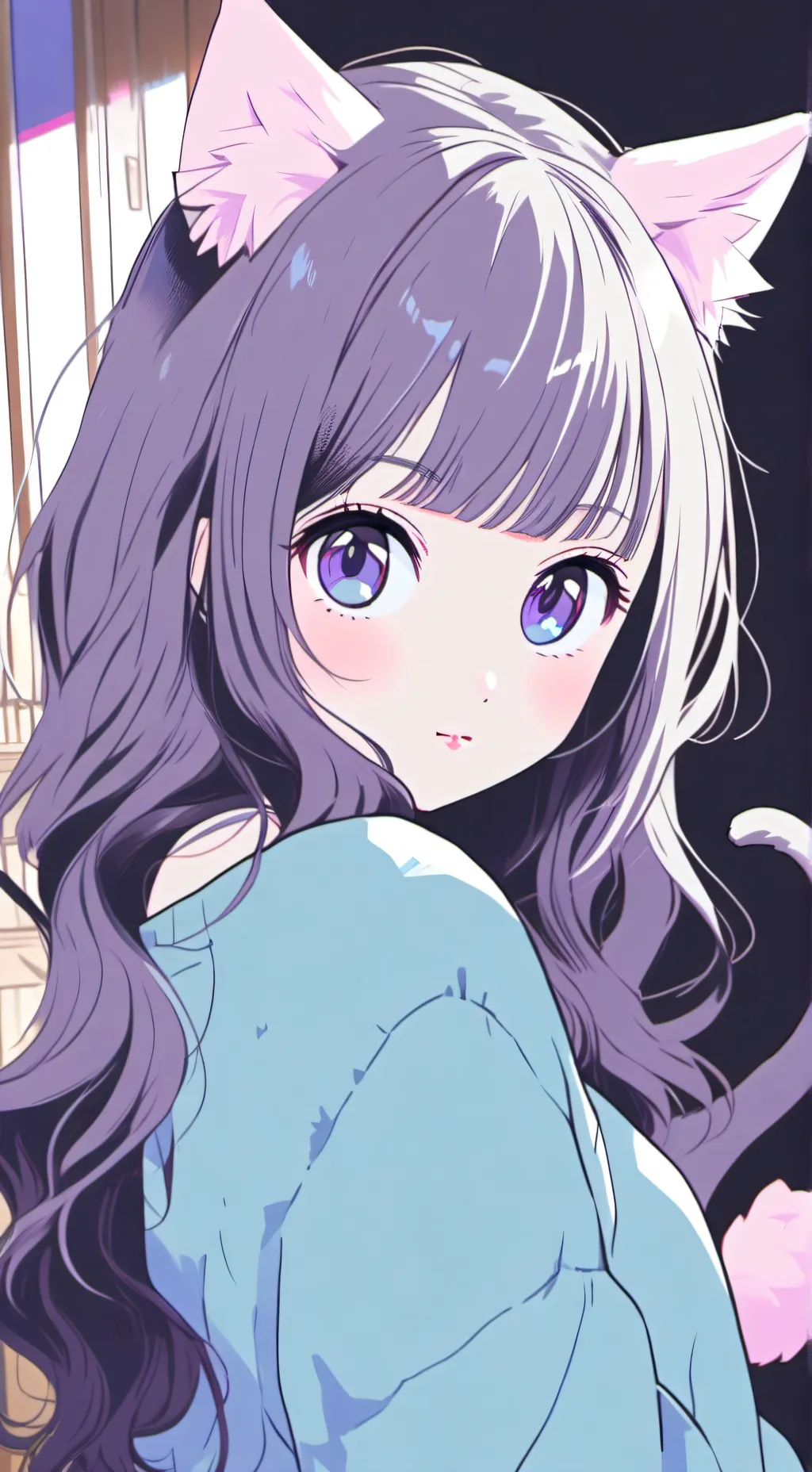 ai character: Sparklefin the Yarnaddict background