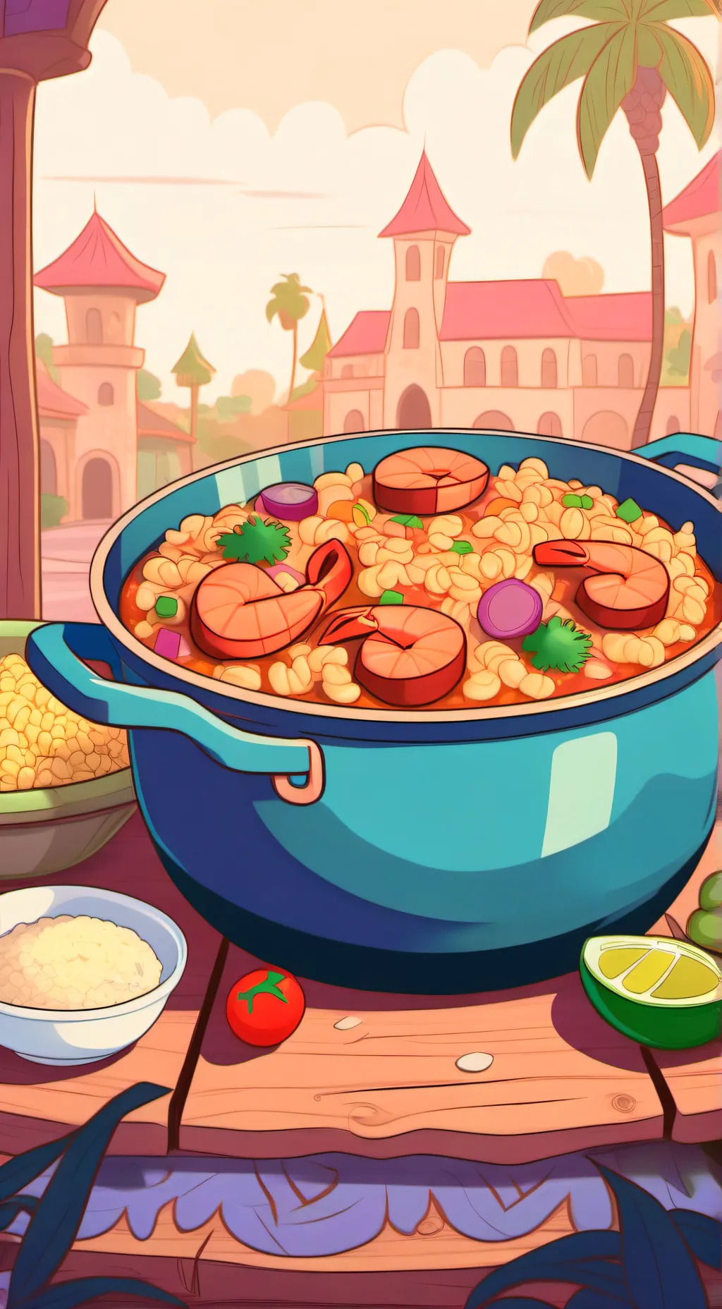 ai character: ALASTOR JAMBALAYA! background