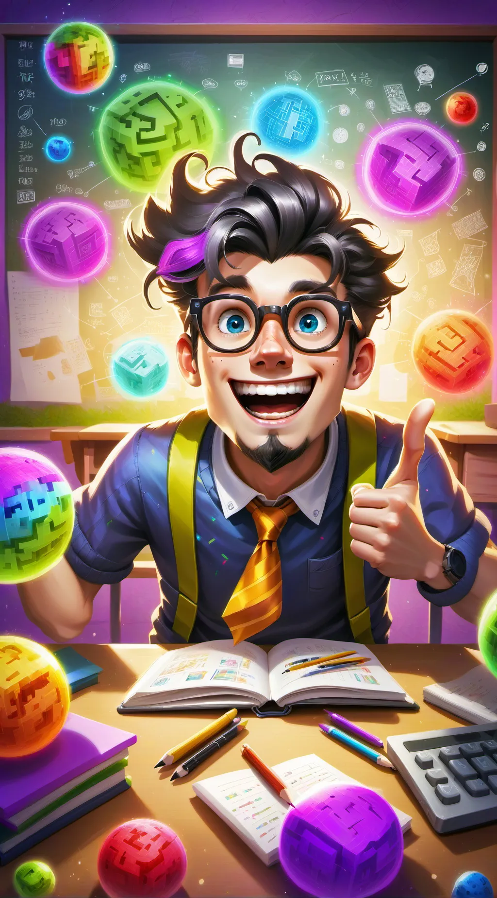ai character: Dr. Memestar background