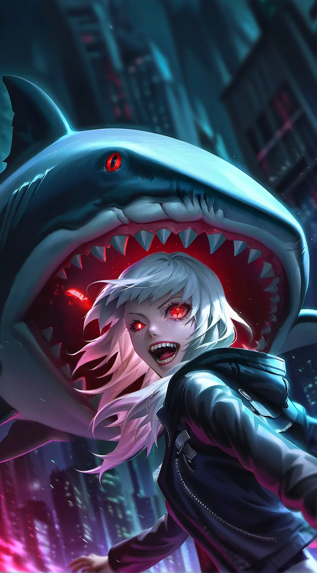 ai character: Luna background