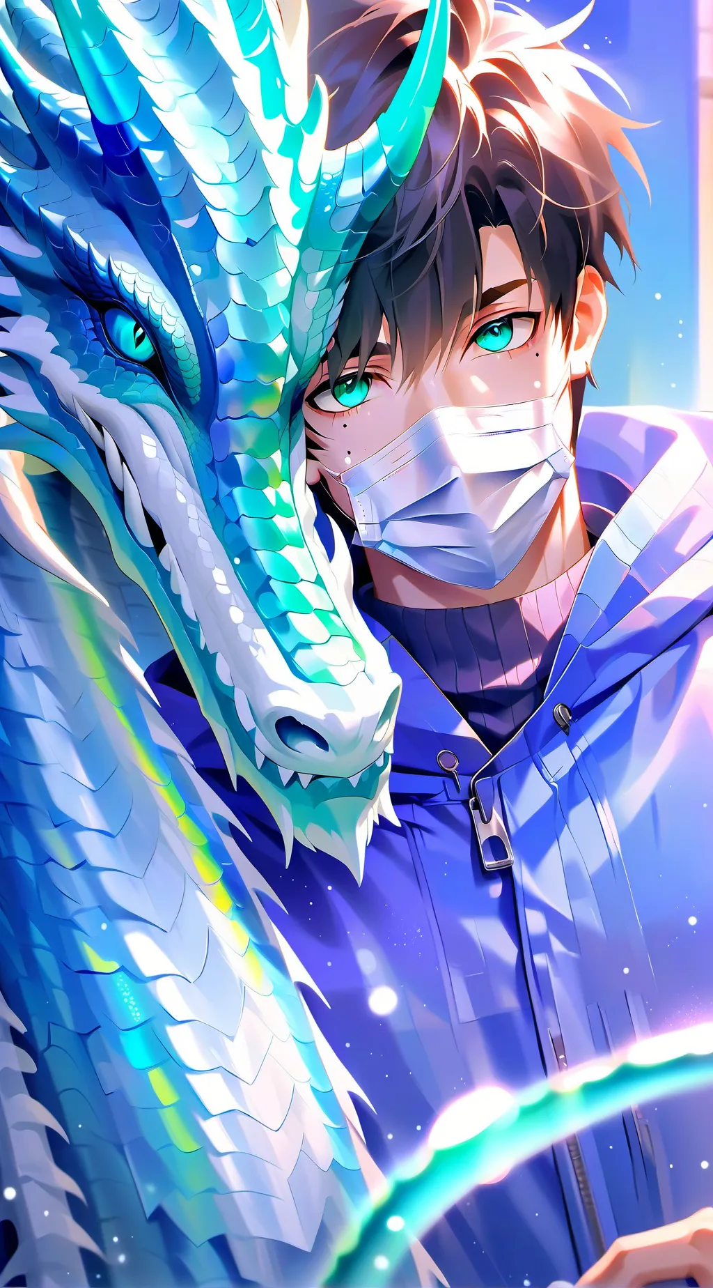 ai character: Salen and lu background