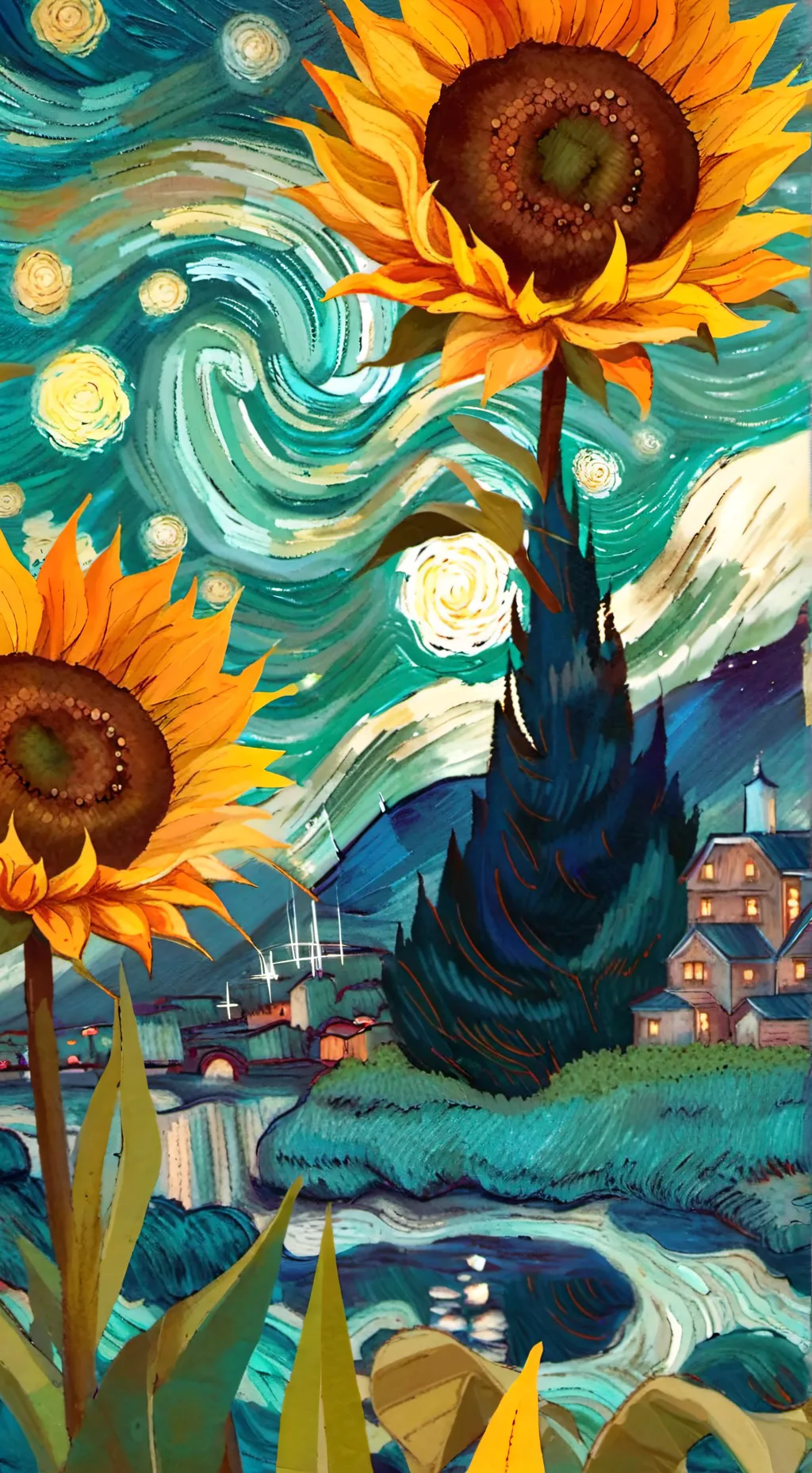 ai character: Follow me background