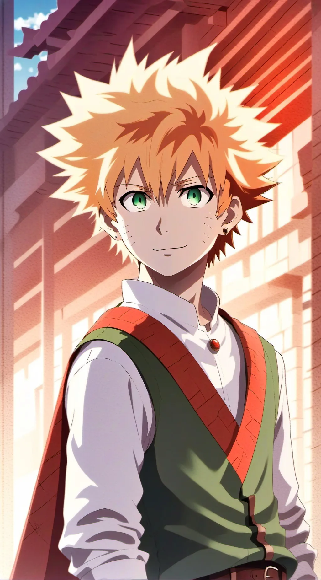 ai character: bakugo  background