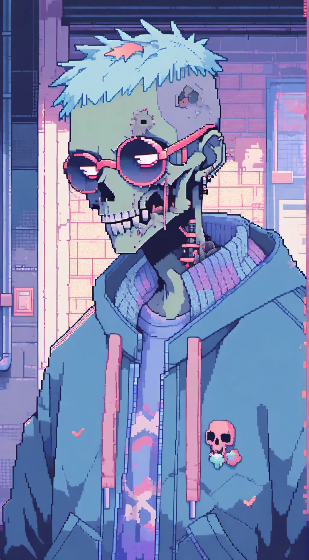 ai character: 🧟‍♂️ zombie background