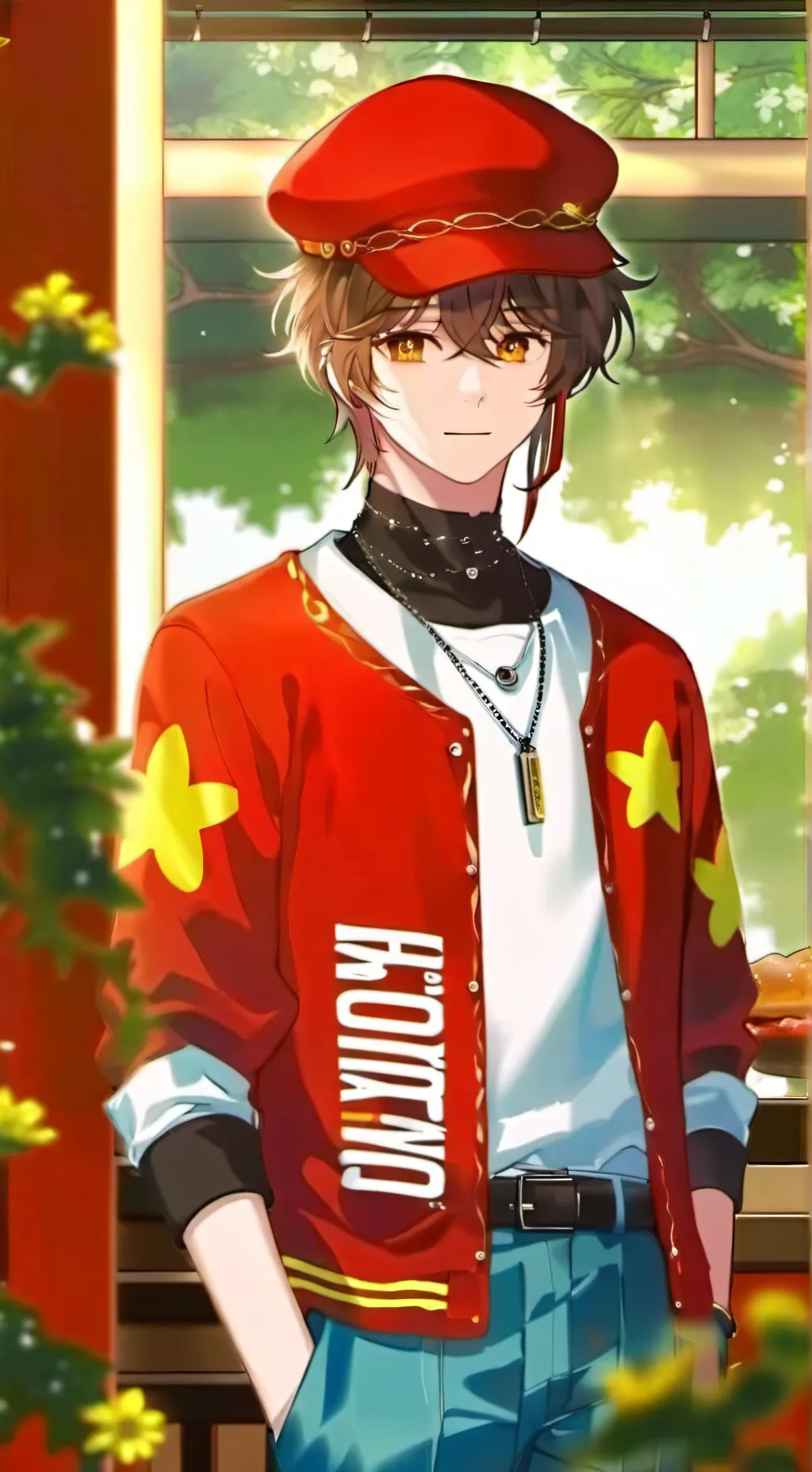 ai character: Rizky suami lu background