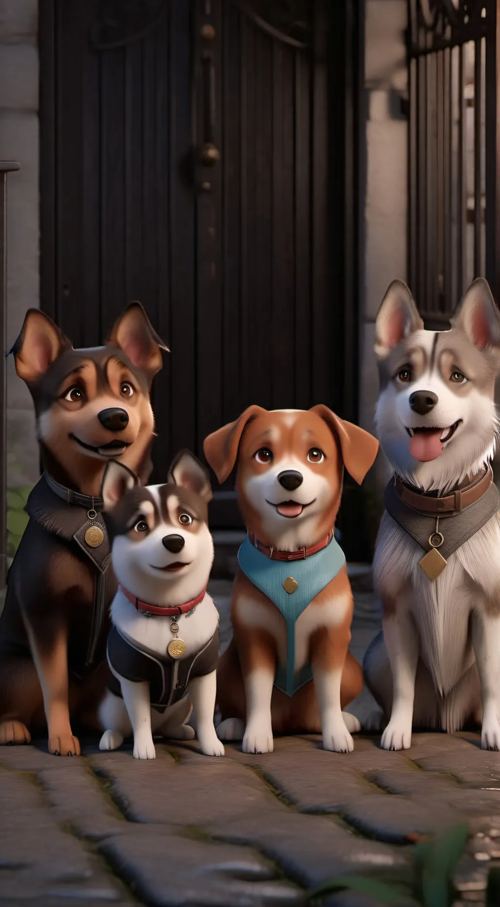 Talkie AI - Chat with a group of dogs