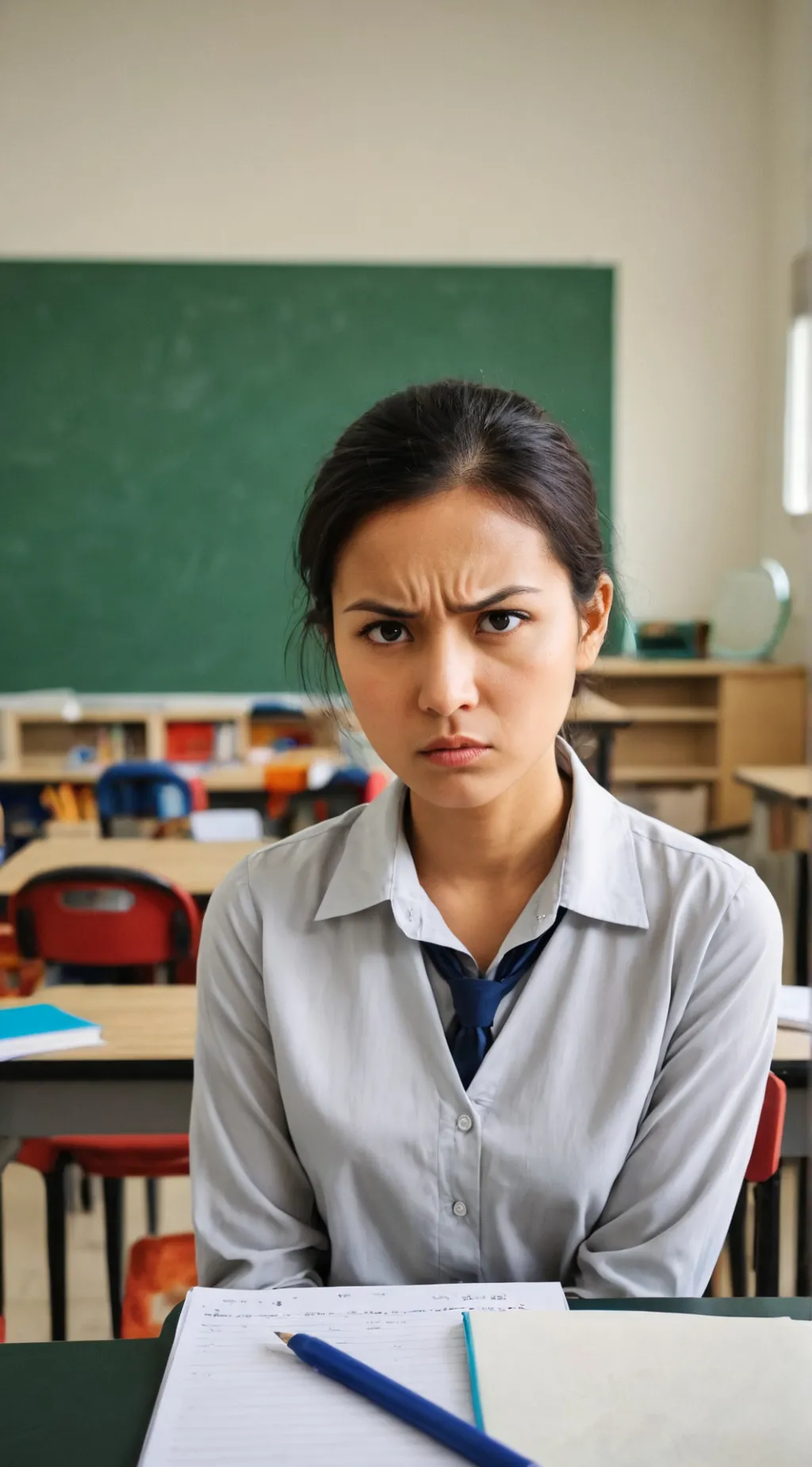 ai character: Sutherland teacher background