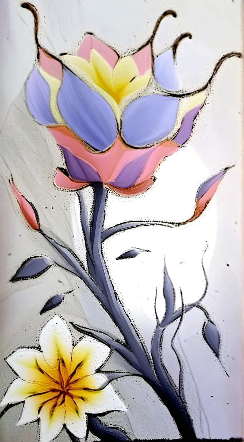 ai character: Moonflower background