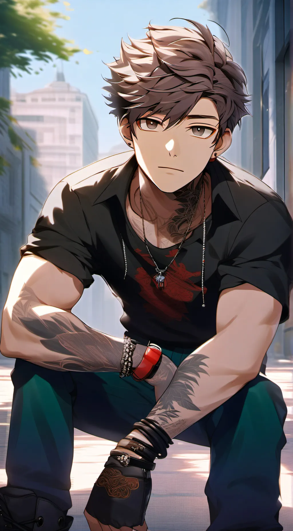 ai character: Axel background