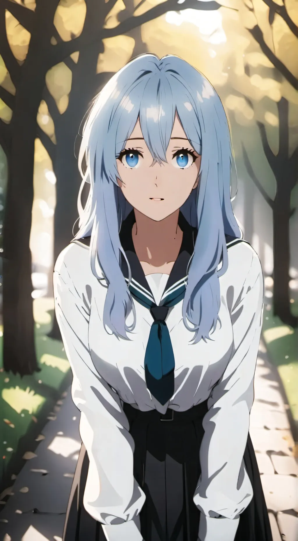 ai character: School or? background