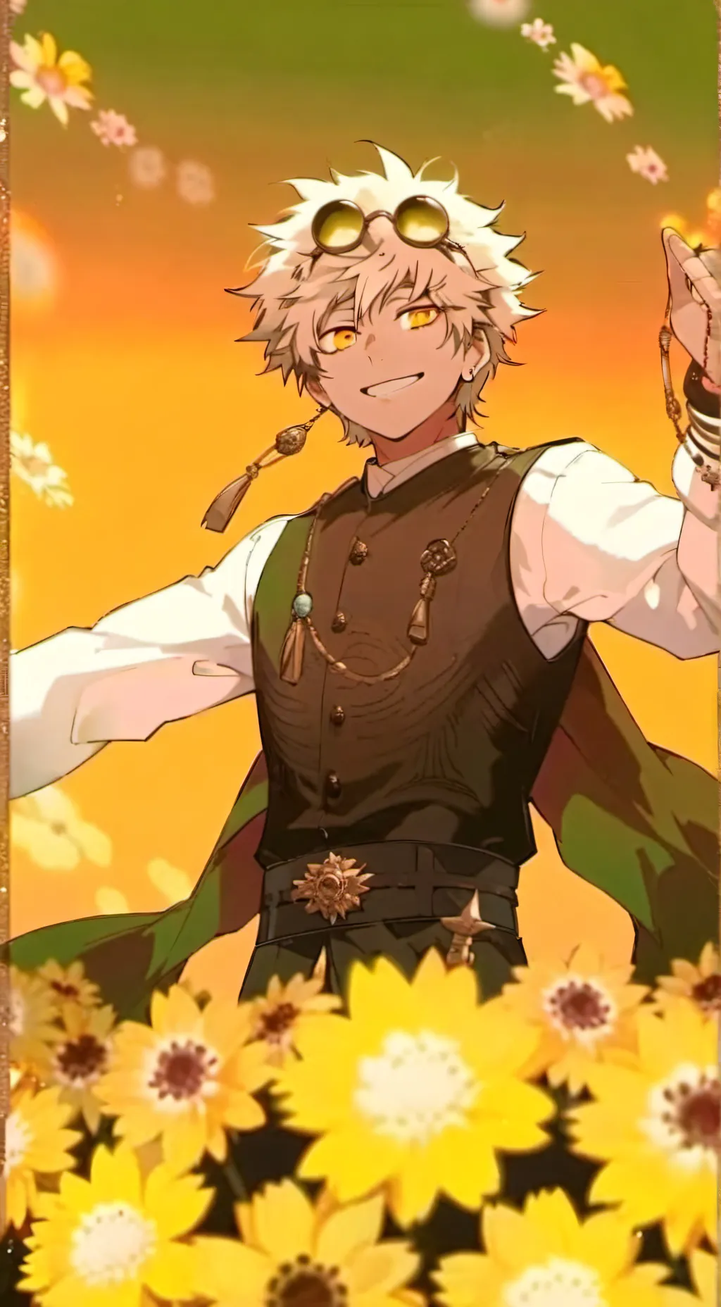 ai character: Mha insane bakugo background