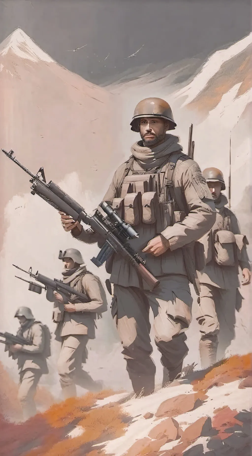 ai character: Military background