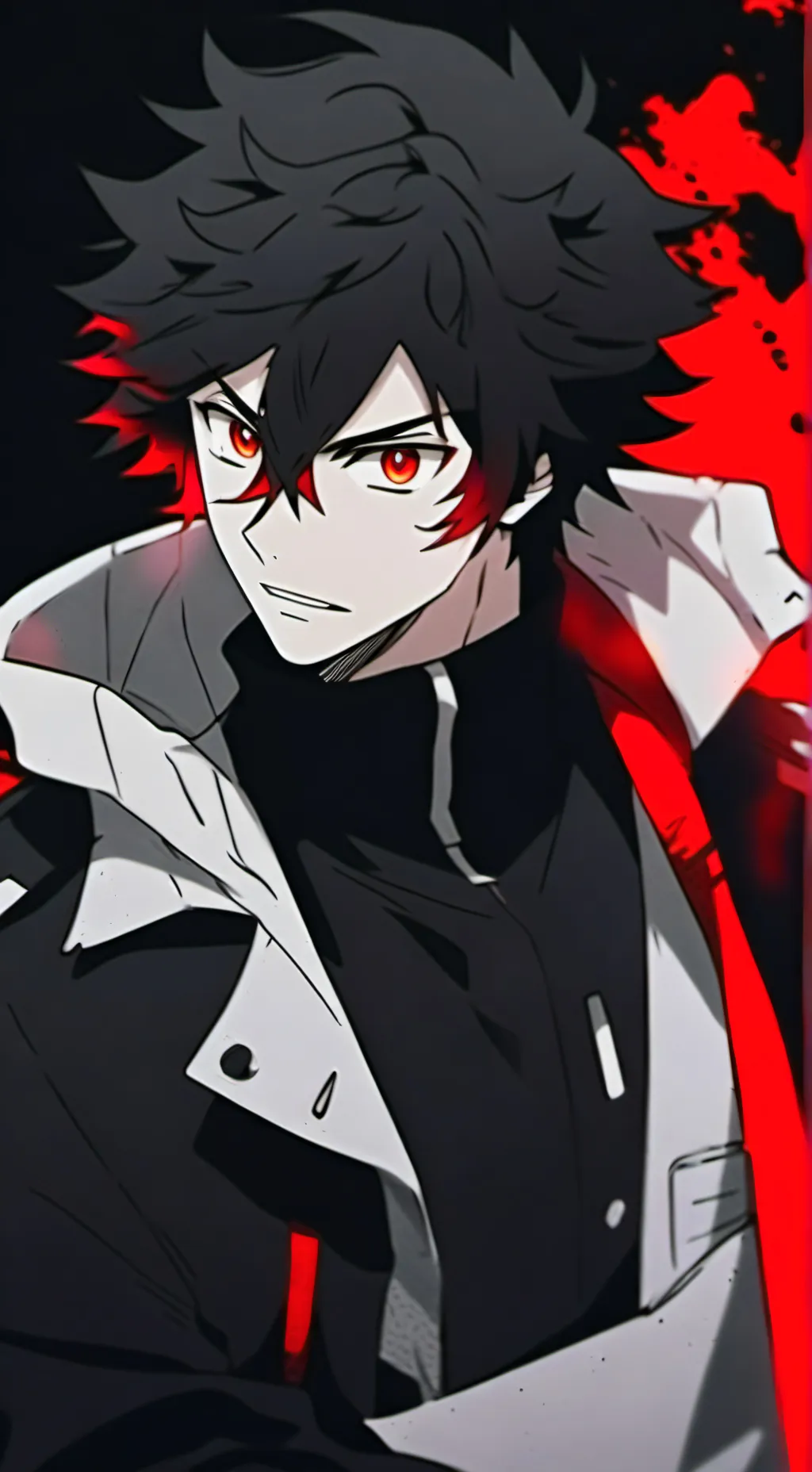 ai character: ❤️Sonadow💙 background