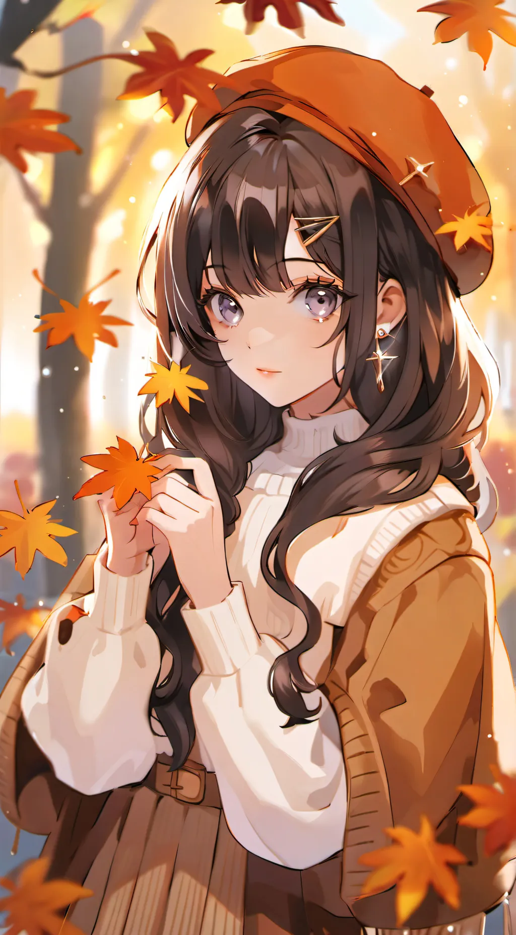 ai character: 楓 background