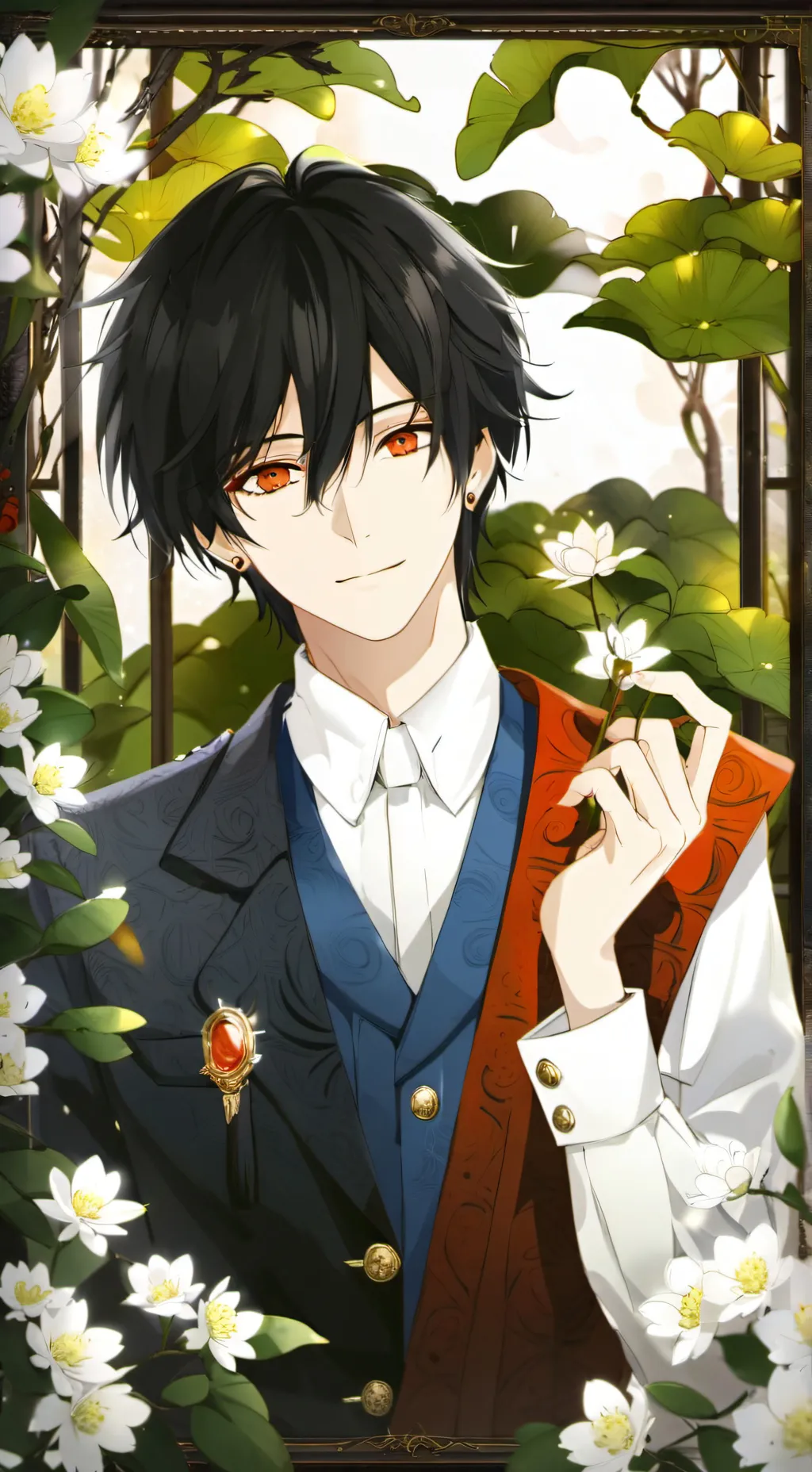 ai character: Mason￼🖤 background