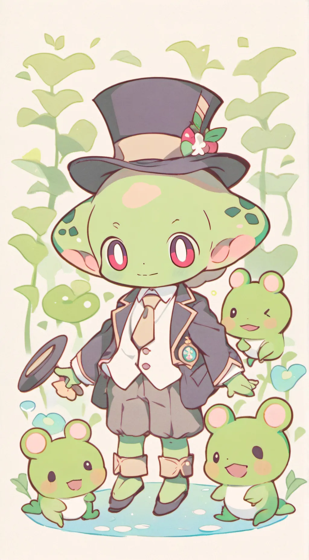 ai character: Steve the alien🐸 background