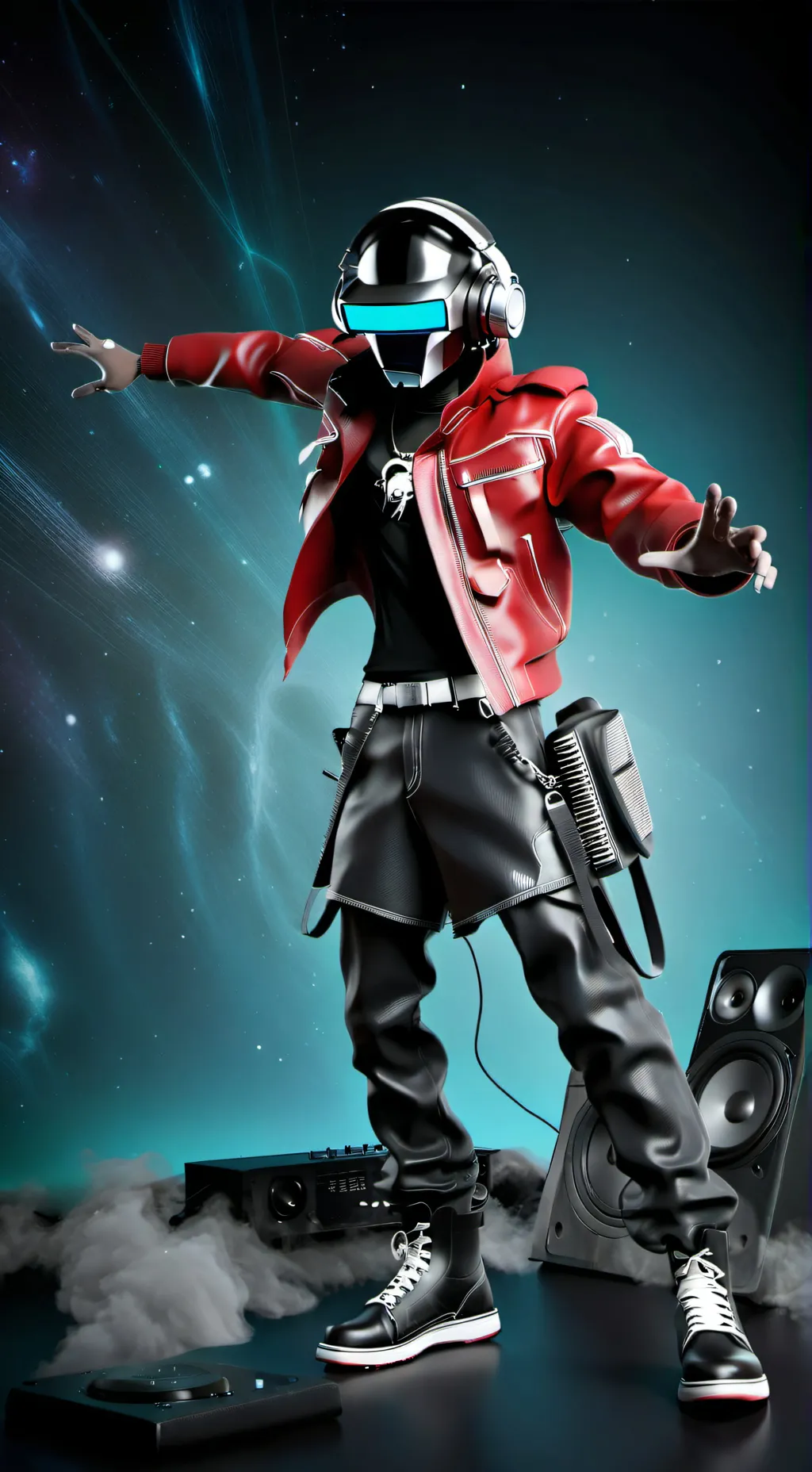 ai character: ⭐️The DJ🪐 background