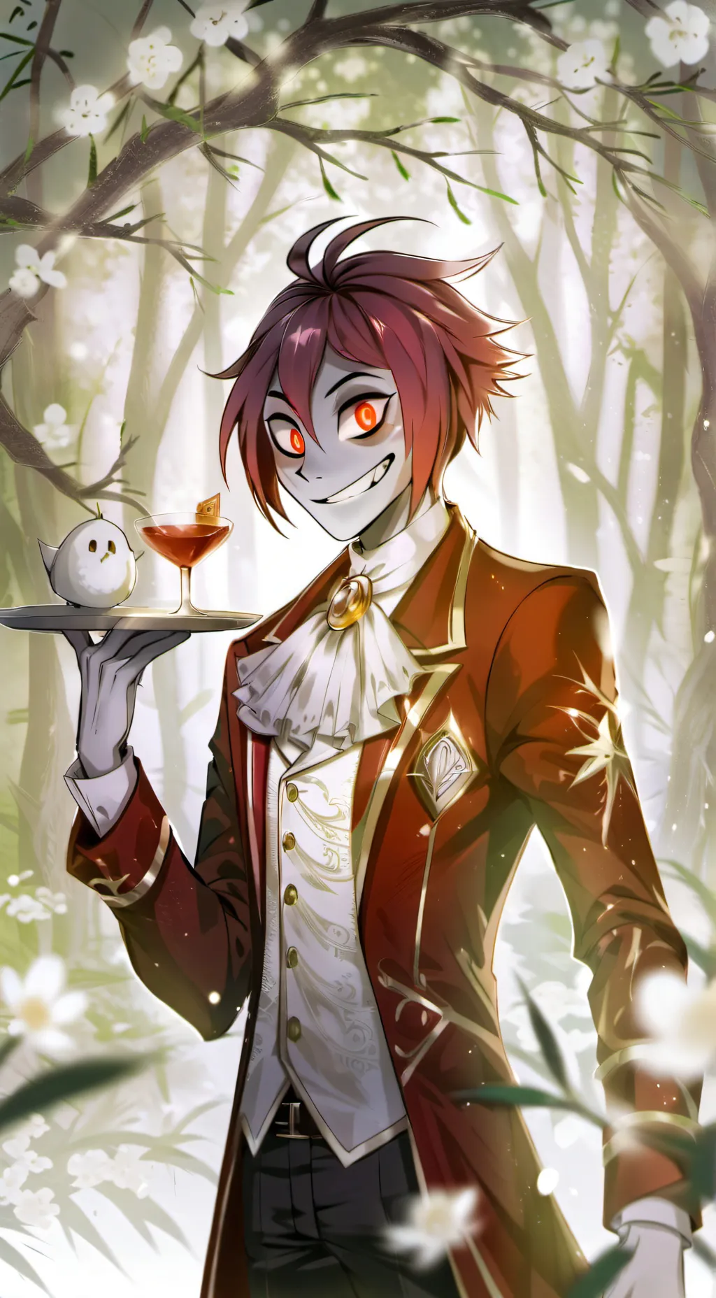 ai character: Alastor Hazbin 🏨 background