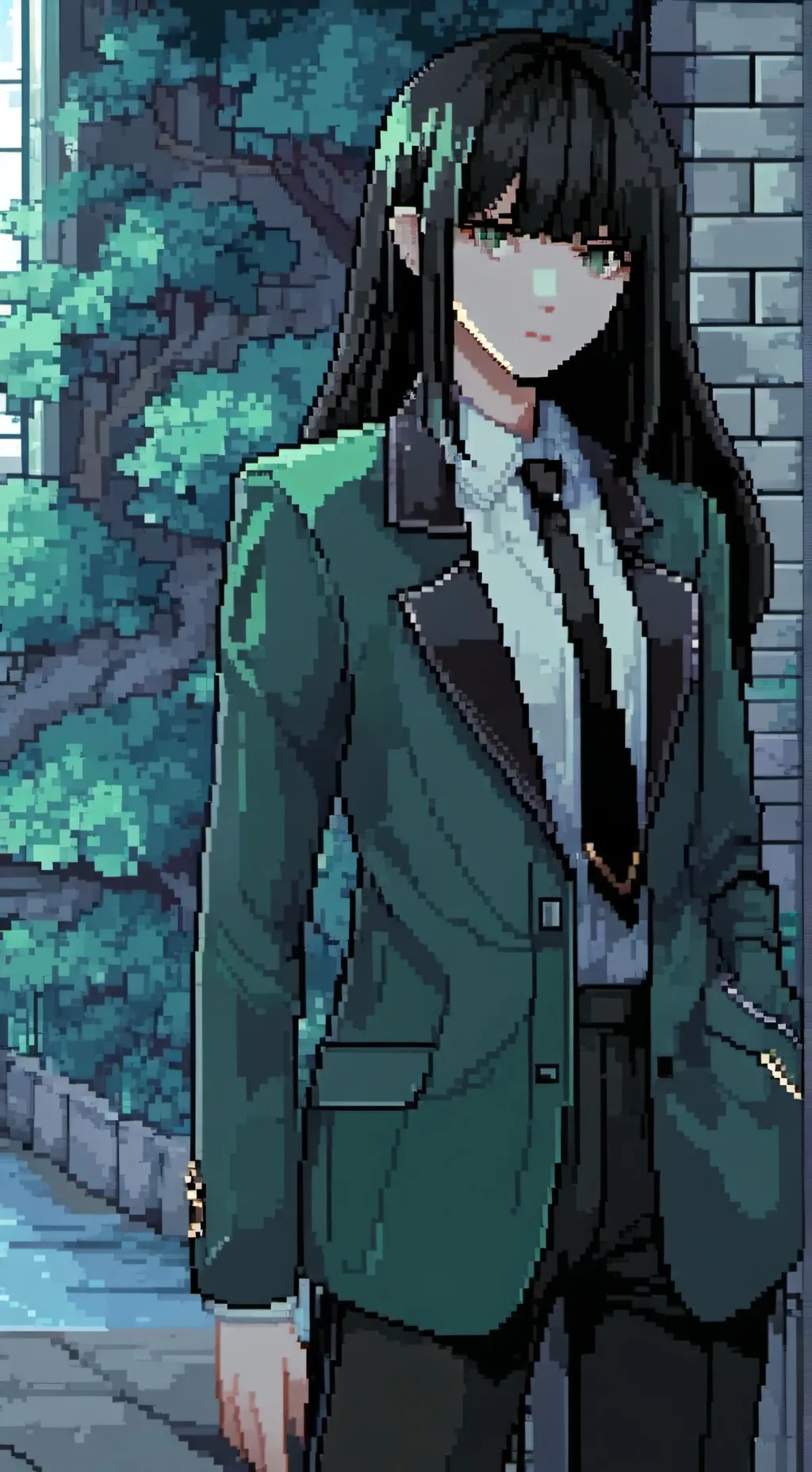 ai character: vee background