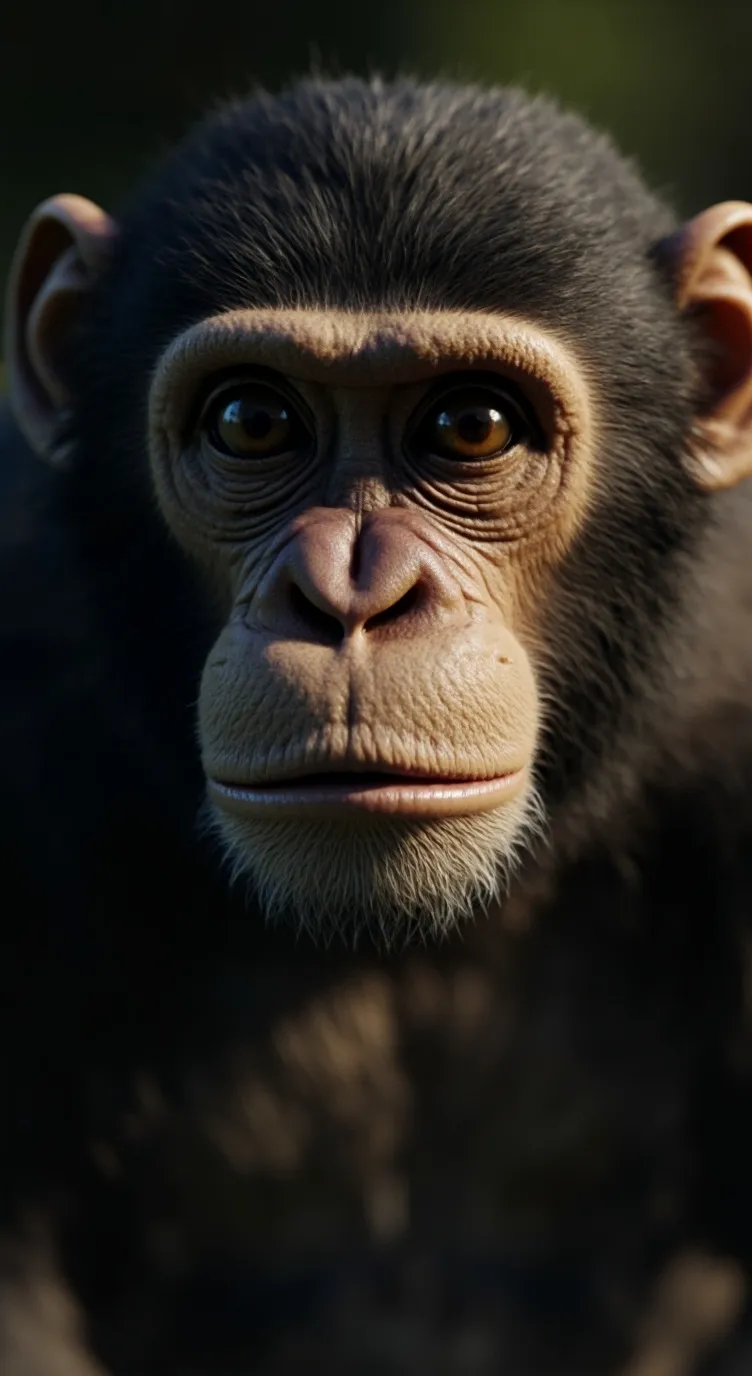 ai character: monkey background