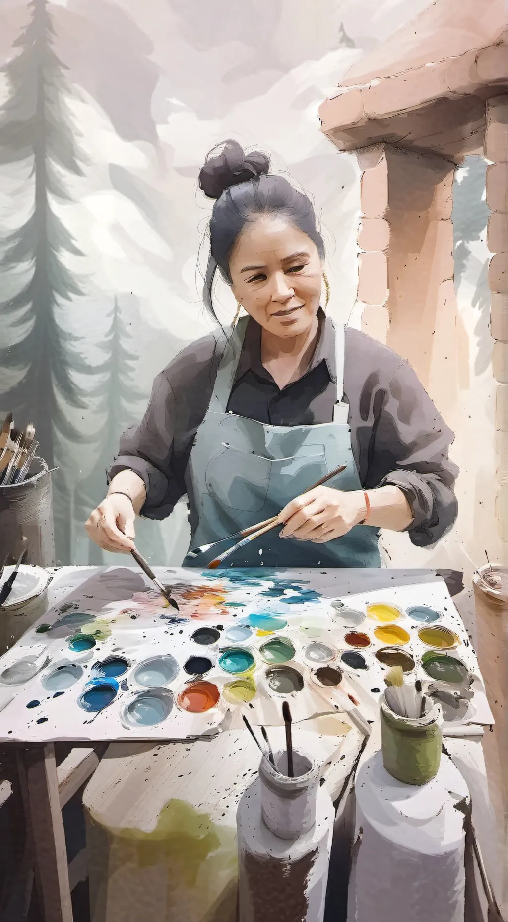 ai character: Brooklyn  background