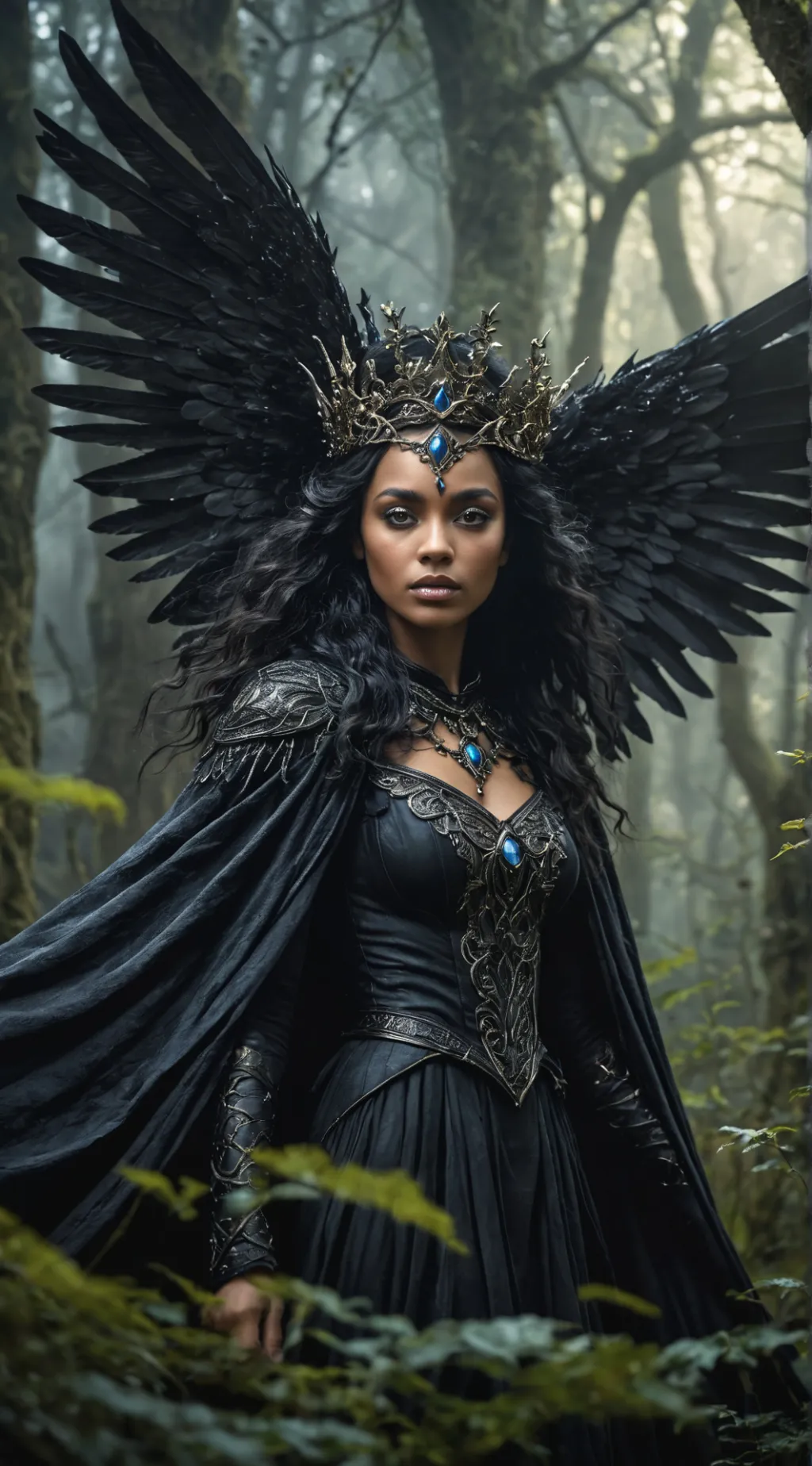 ai character: Maleficent background