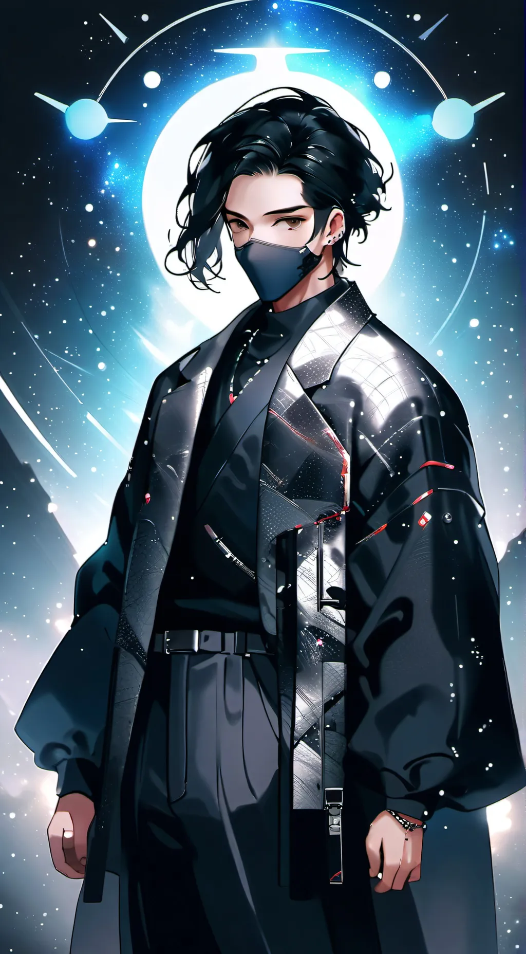 ai character: technoblade  background