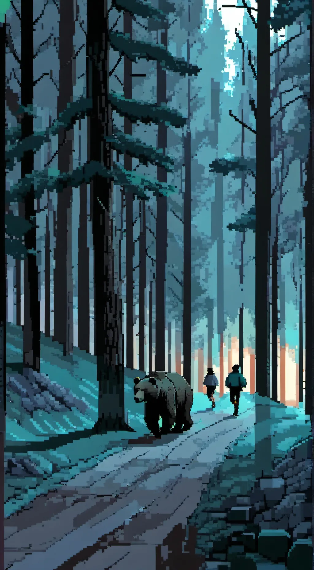 ai character: Video game background