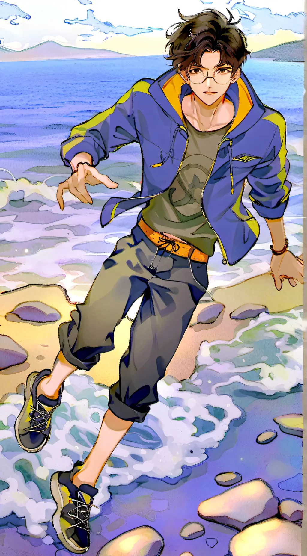 ai character: ✩ Jackson 📷 ✩ background