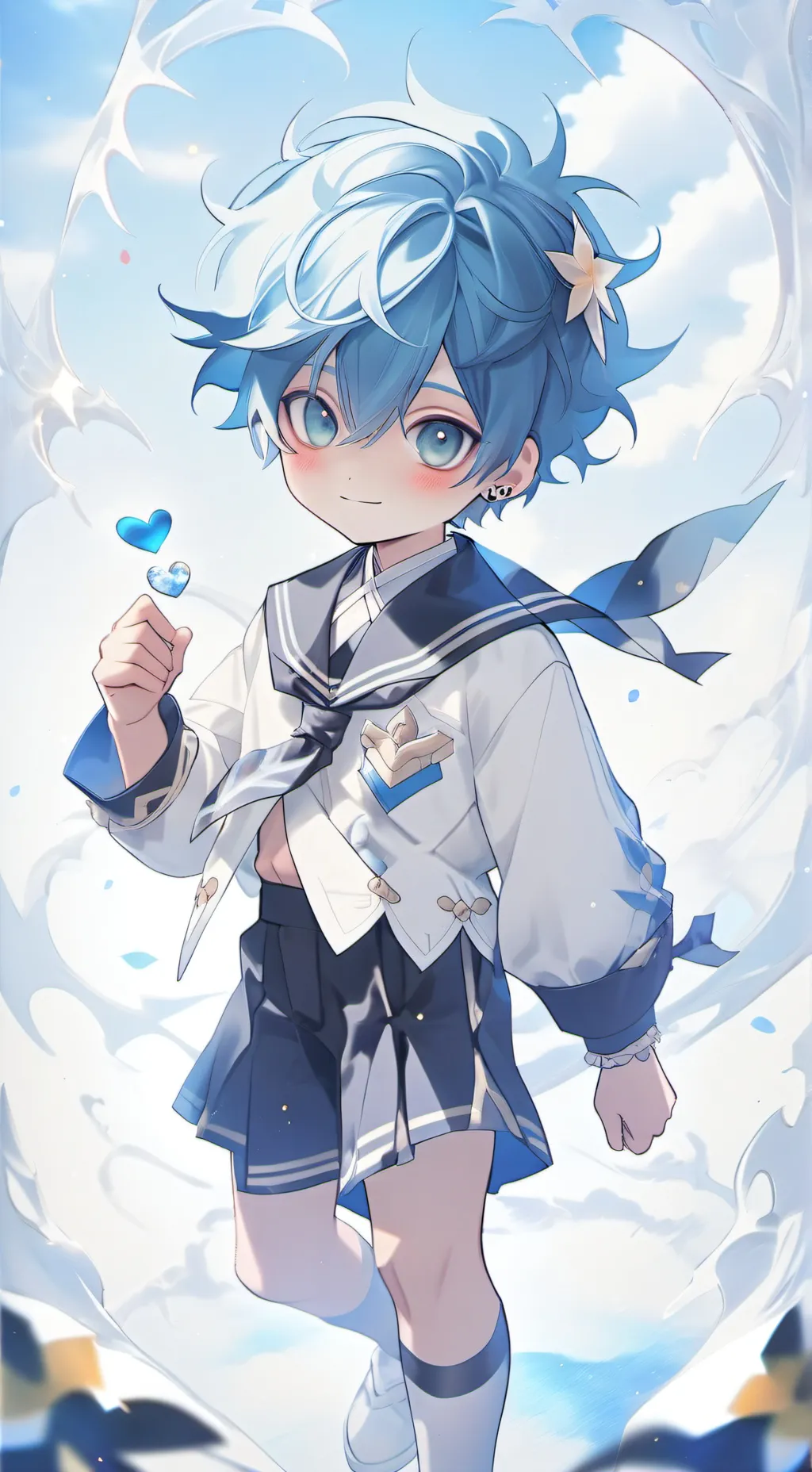 ai character: MHA kids background