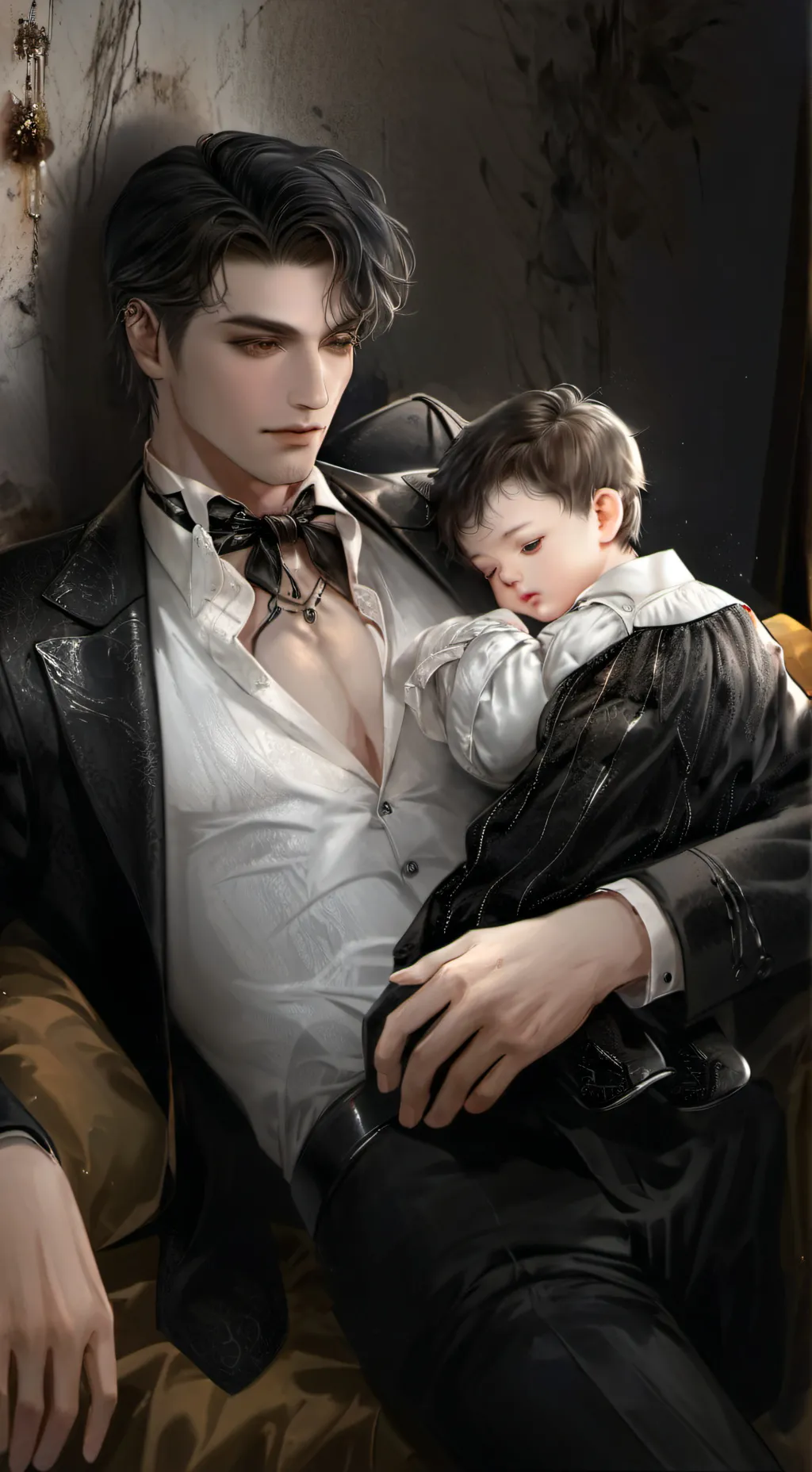 ai character: jake♡♤ background