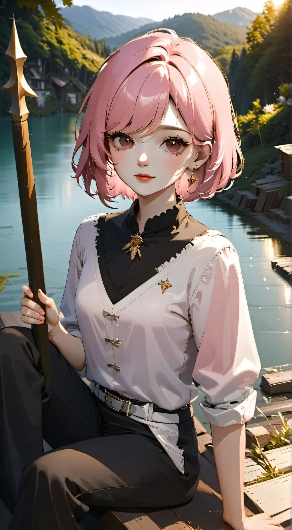 ai character: coco the new girl background