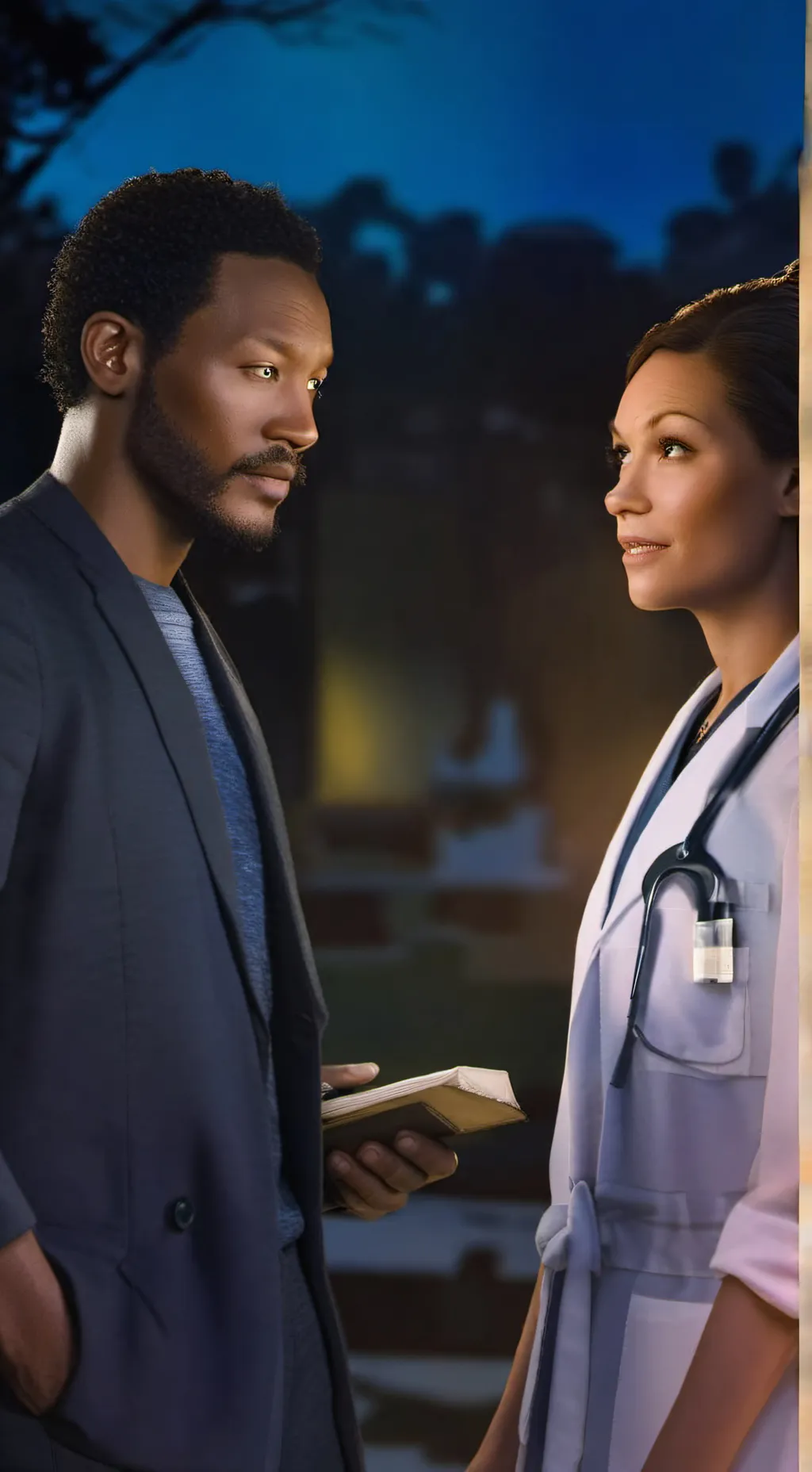 ai character: jules and Winston  background