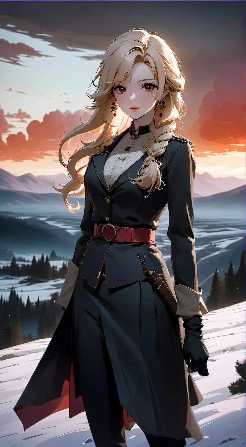 ai character: MHA Bakugo lil sis background