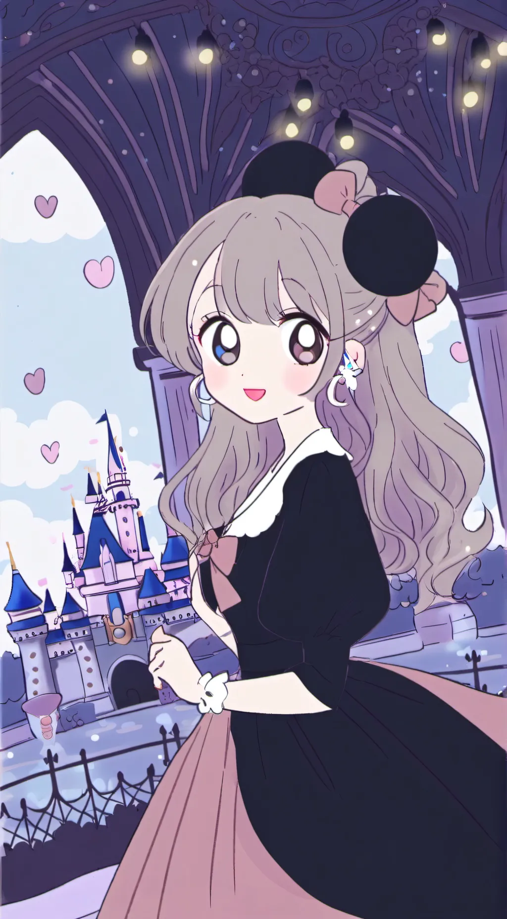 ai character: Disneyland background