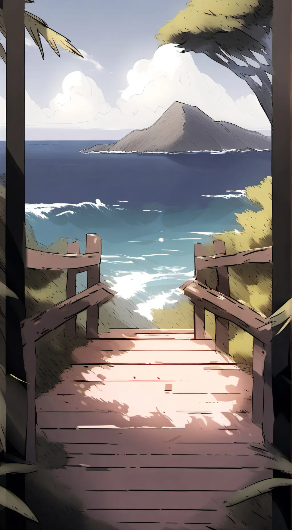 ai character: One piece!!!>:D🌟 background