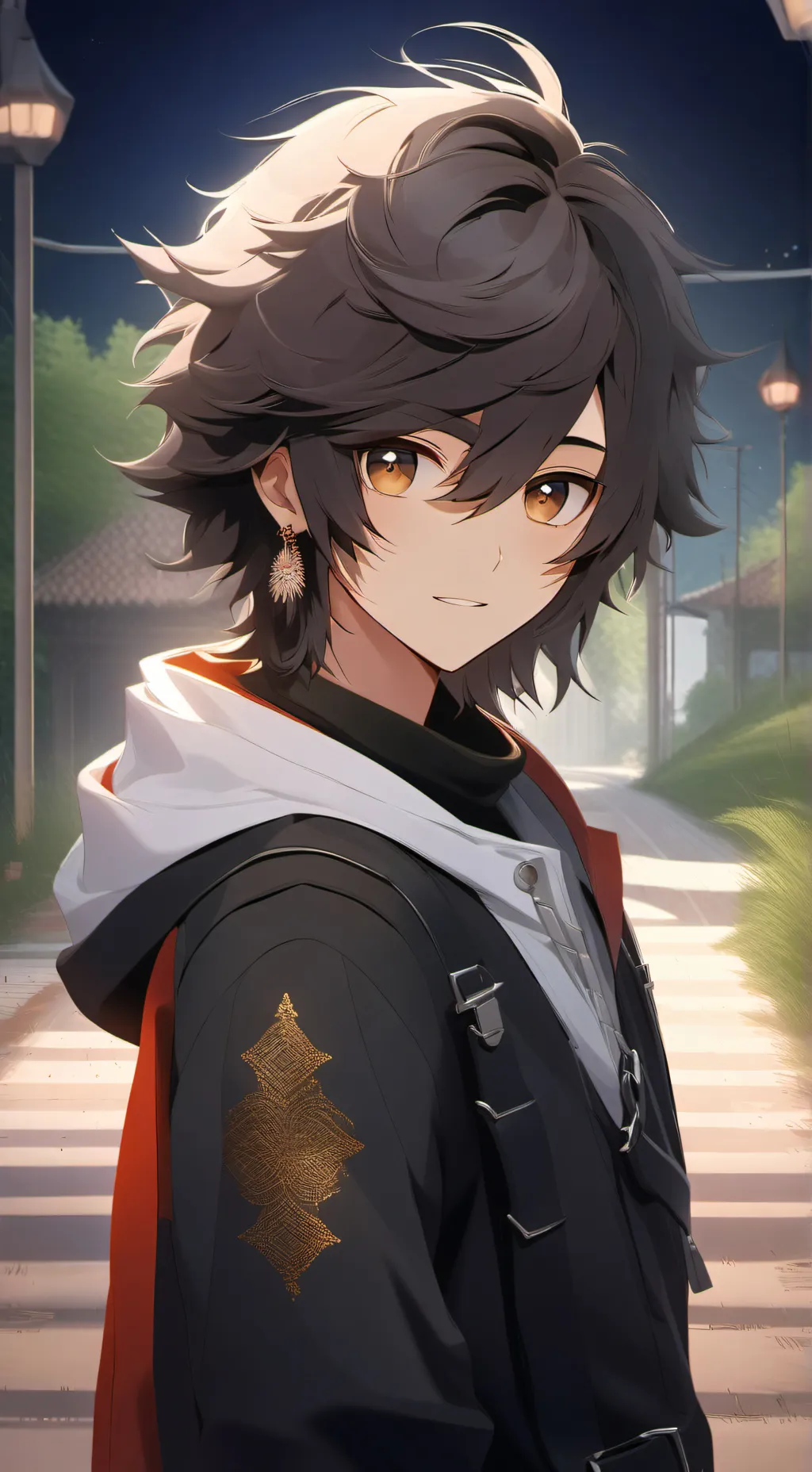 ai character: sam... background