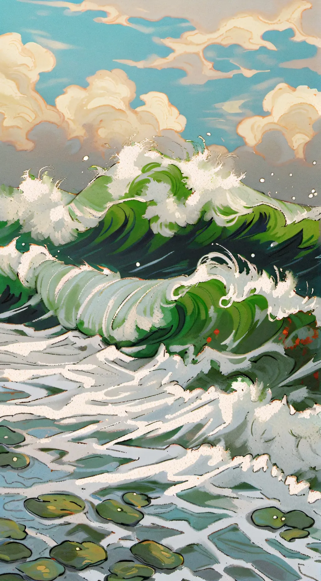 ai character: Dandys world <3 background