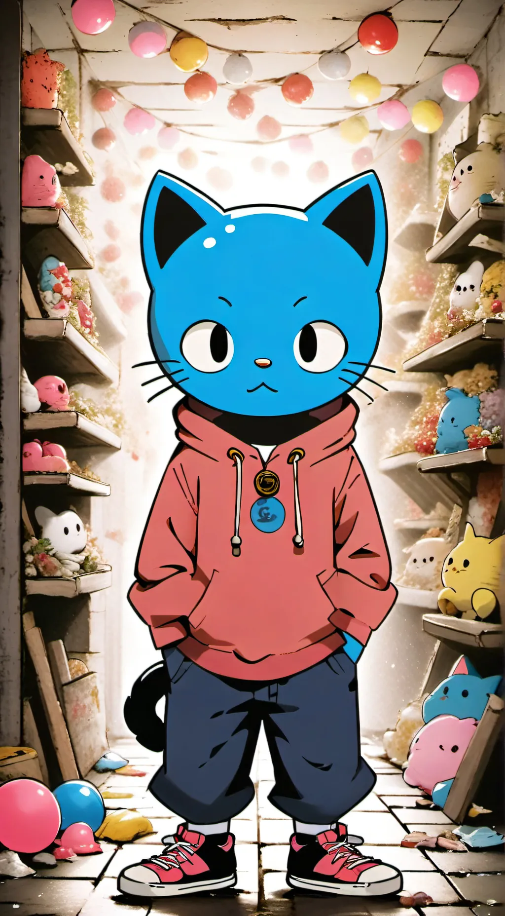 ai character: Gumball Watterson background