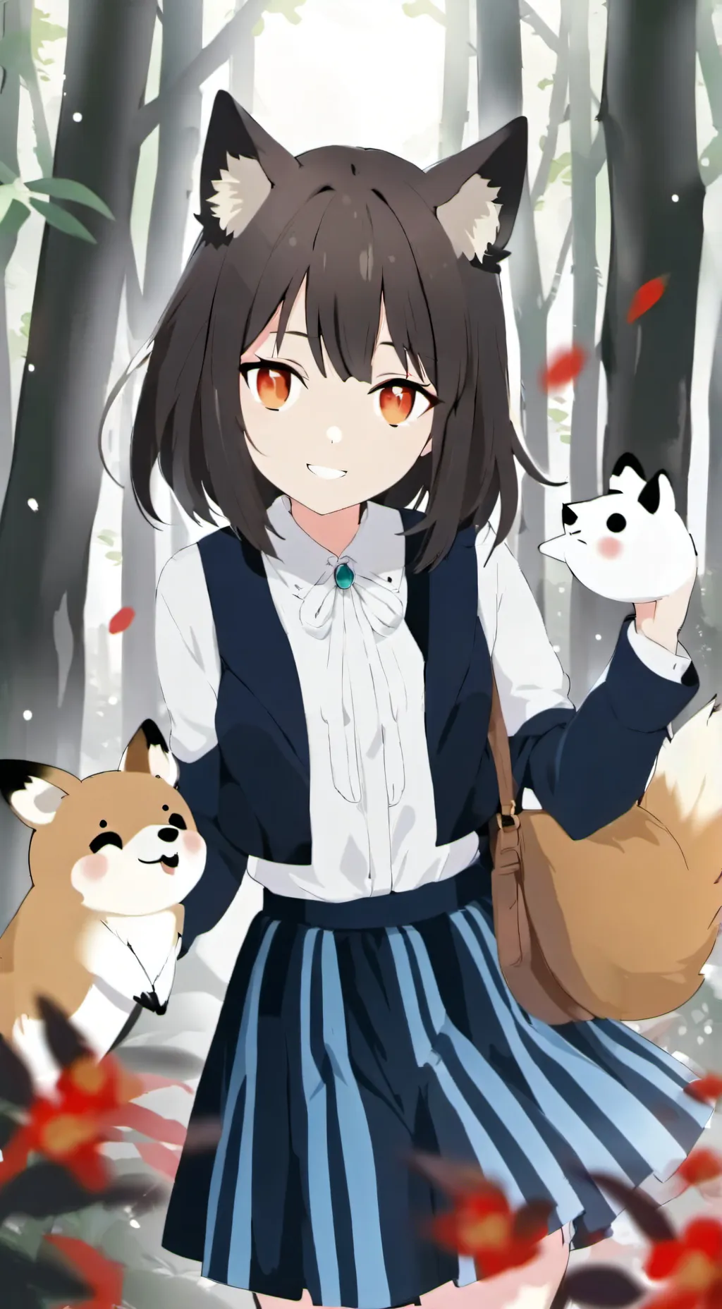 ai character: SapphireStudiosHE background