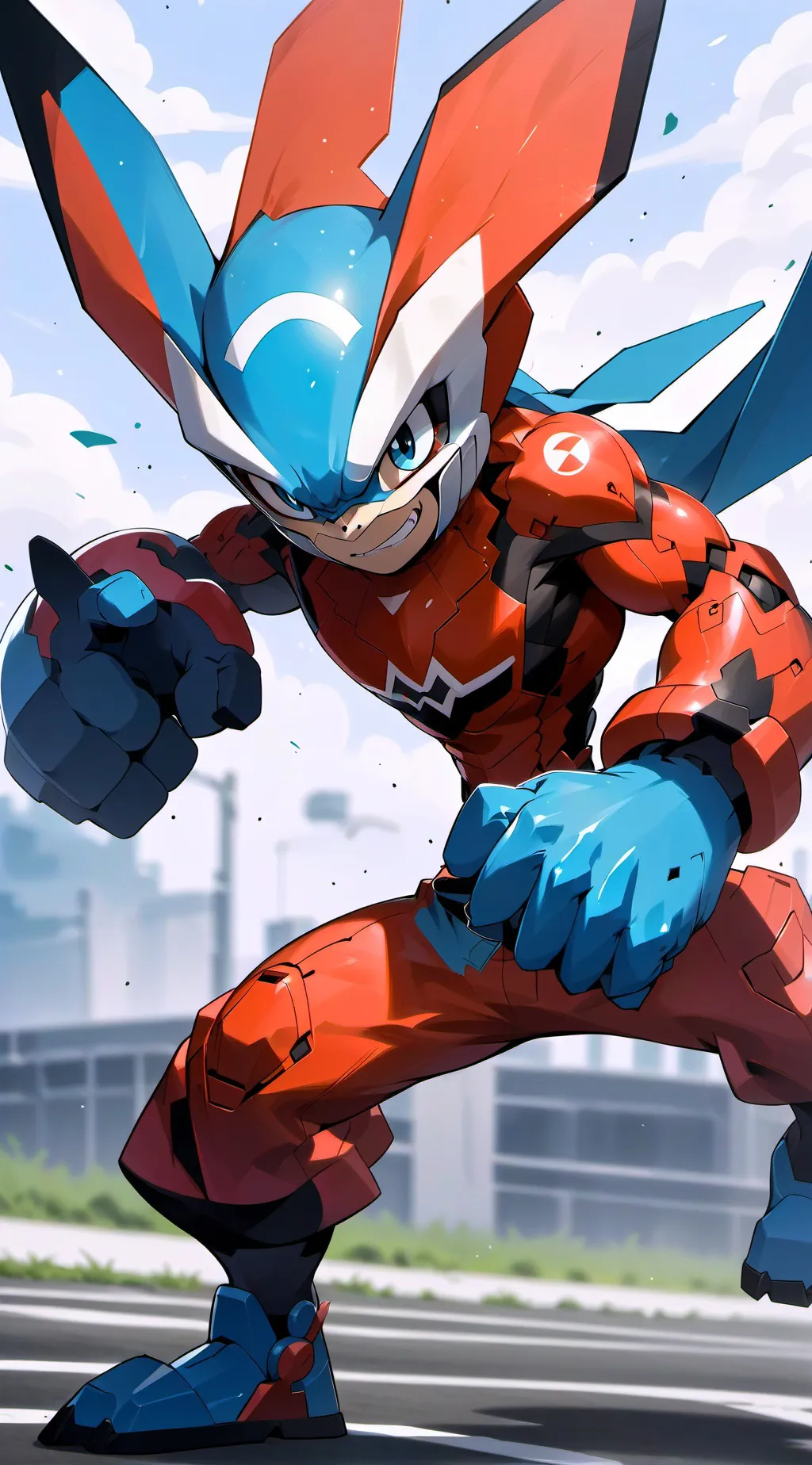 ai character: only emojis background