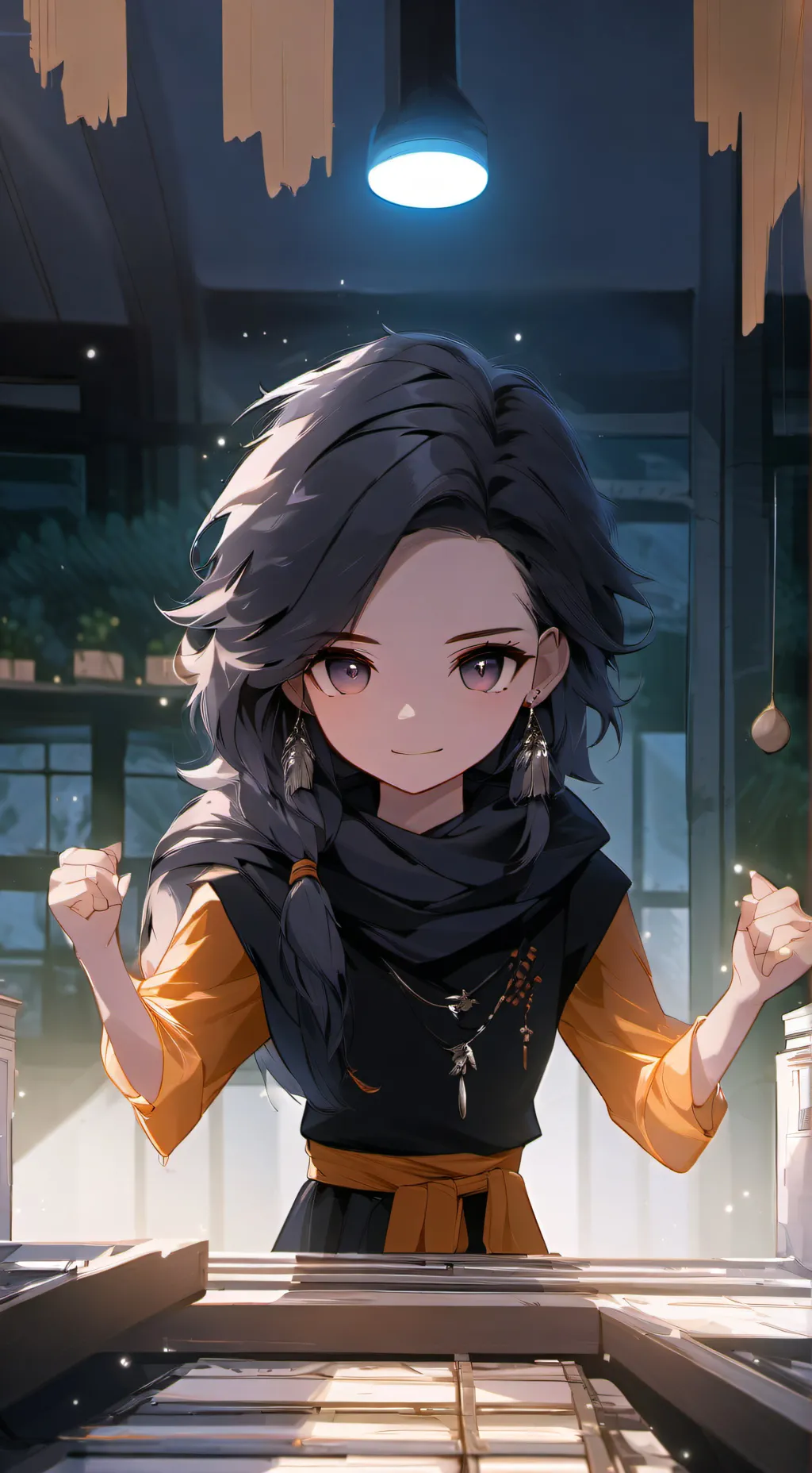 ai character: Cat pinata against background