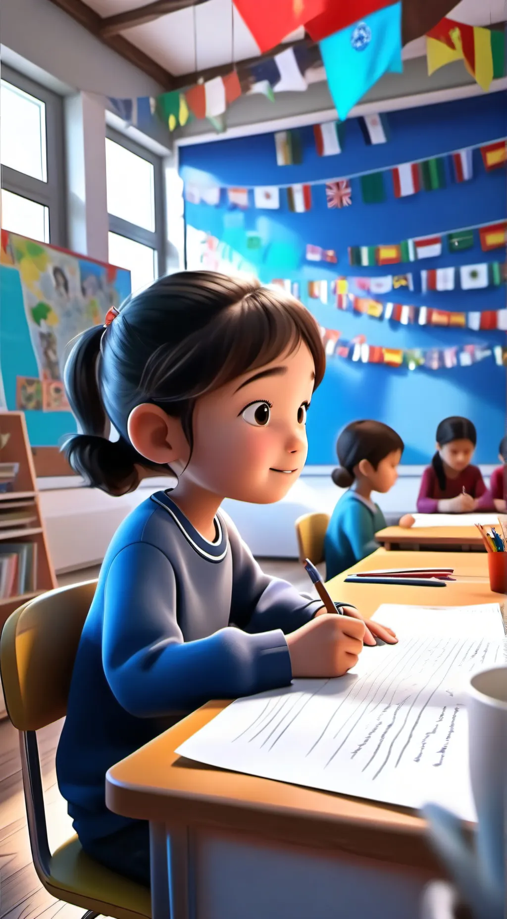 ai character: Emma background