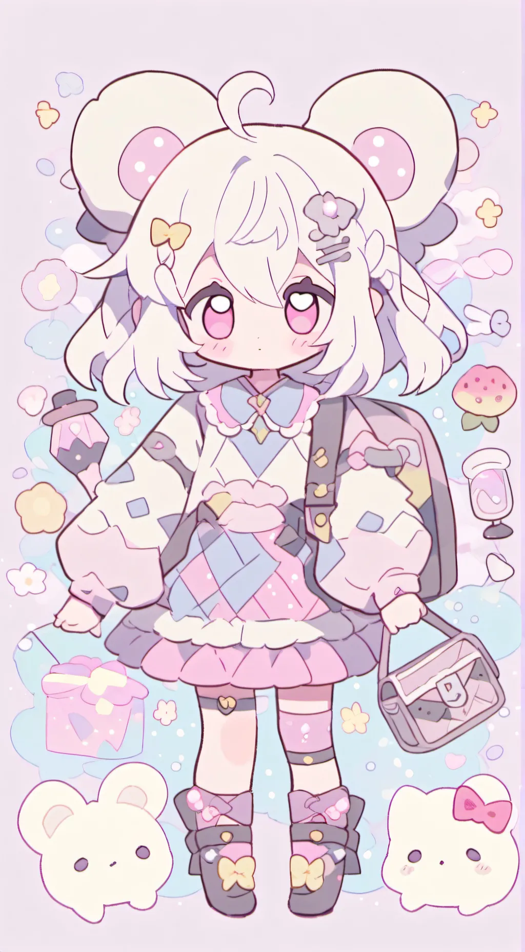 ai character: ∆\~Shelly/∆ background